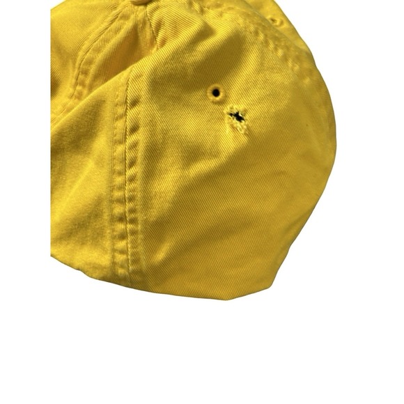 vintage nike embrodiered yellow hat fitted 7 1 8 black label - Picture 2 of 5